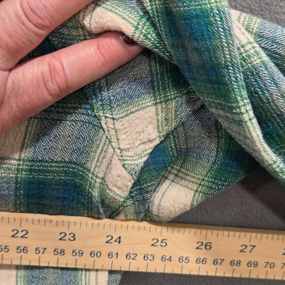 BDG Urban Outfitters Plaid Flannel Button Up Shirt Women's Size M Casual Classic - Picture 12 of 14